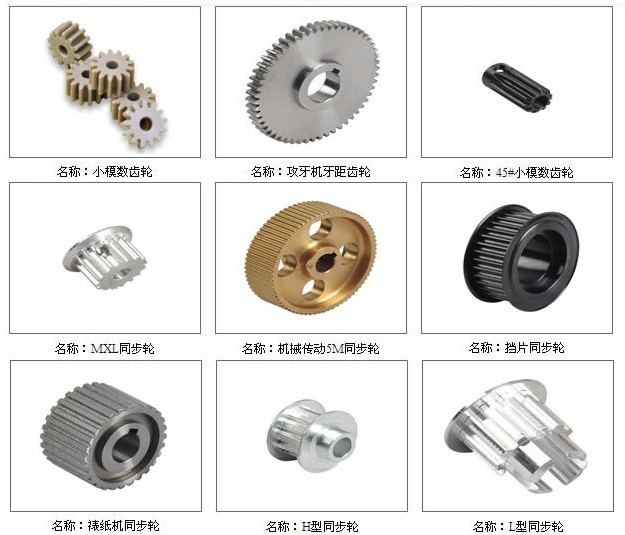 小模數齒輪加工 攻牙機牙距齒輪加工 45#小模數齒輪加工 MXL同步輪加工 機械傳動5M同步輪加工 擋片同步輪加工